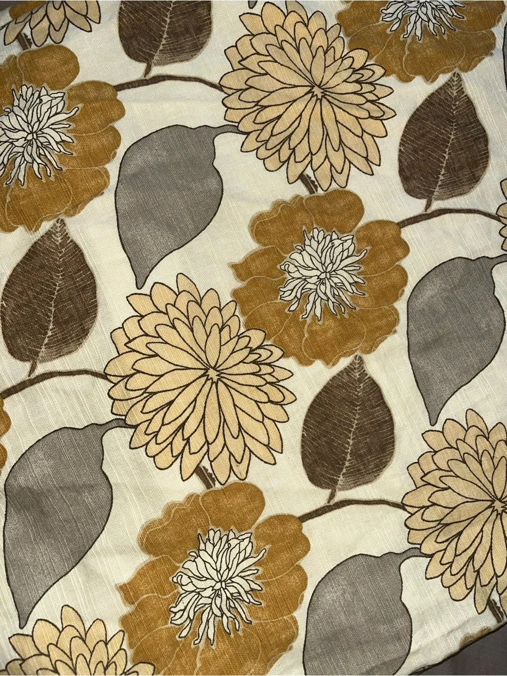 World Market Emma Floral Curtains 48x96 Lined Set of 2 Retro Boho